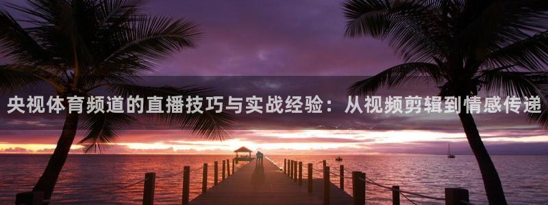 火凤体育：央视体育频道的直播技巧与实战经验：从视频剪辑到情感传递